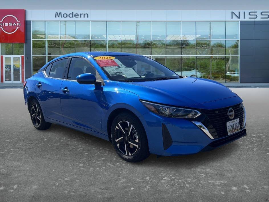 Used 2025 Electric Blue Metallic Nissan SV image 3