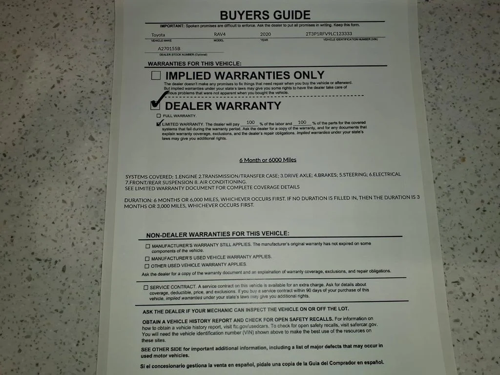 Used 2020 Black Toyota XLE image 29