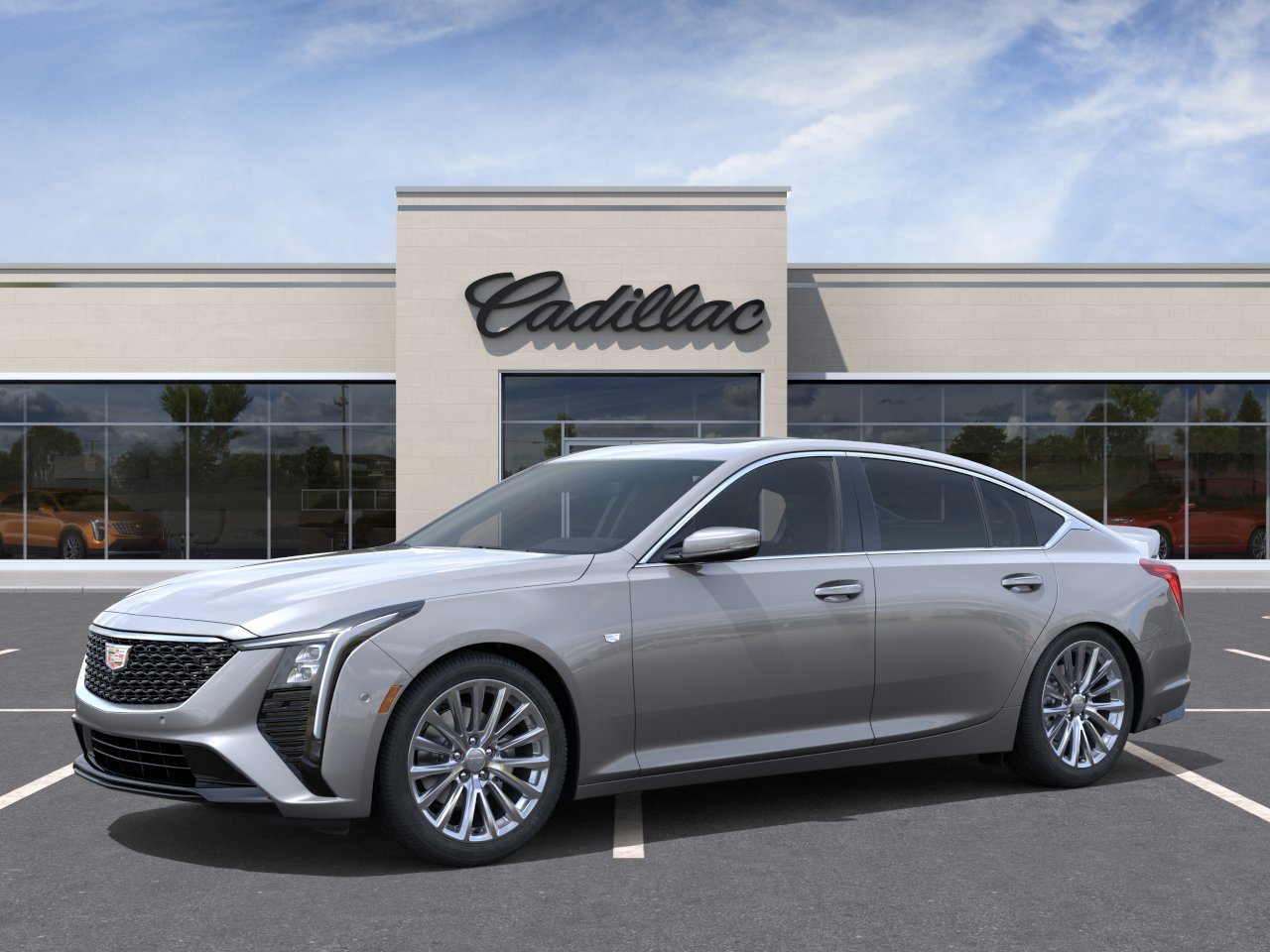 New 2026 Argent Silver Metallic Cadillac Premium Luxury image 2