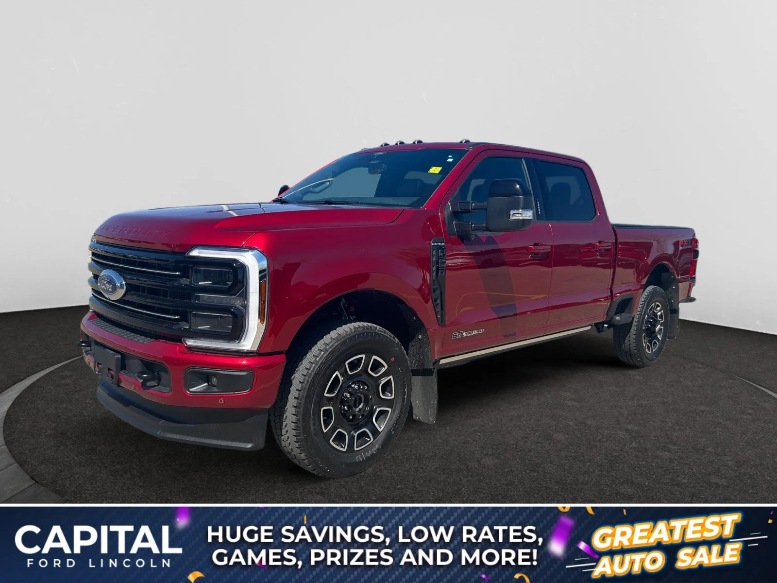 New 2026 Ruby Red Metallic Tinted Clearcoat Ford Platinum image 1