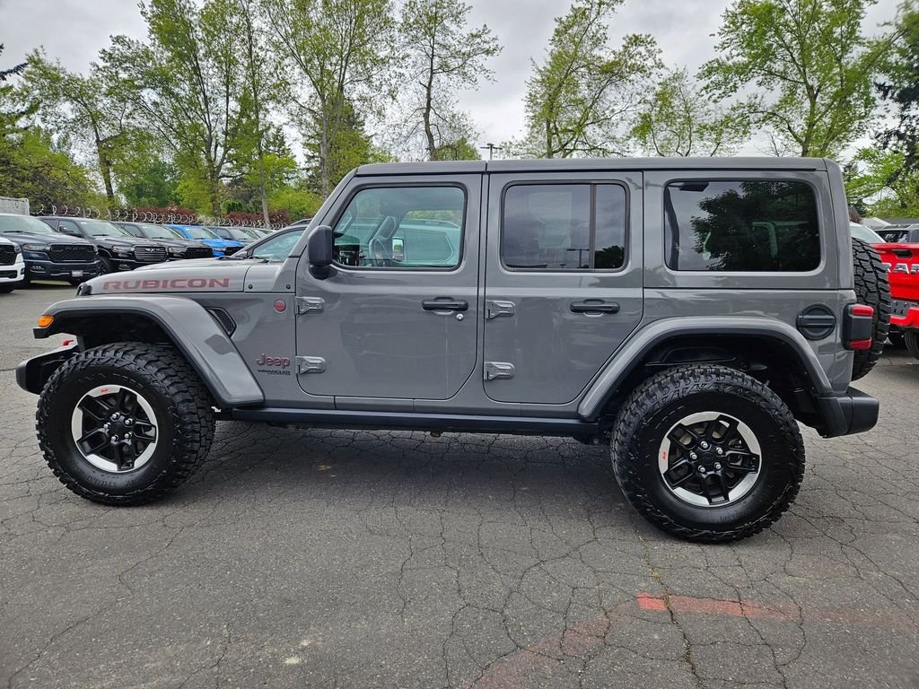 Certified Used 2020 Gray Clearcoat Jeep Unlimited Rubicon image 4