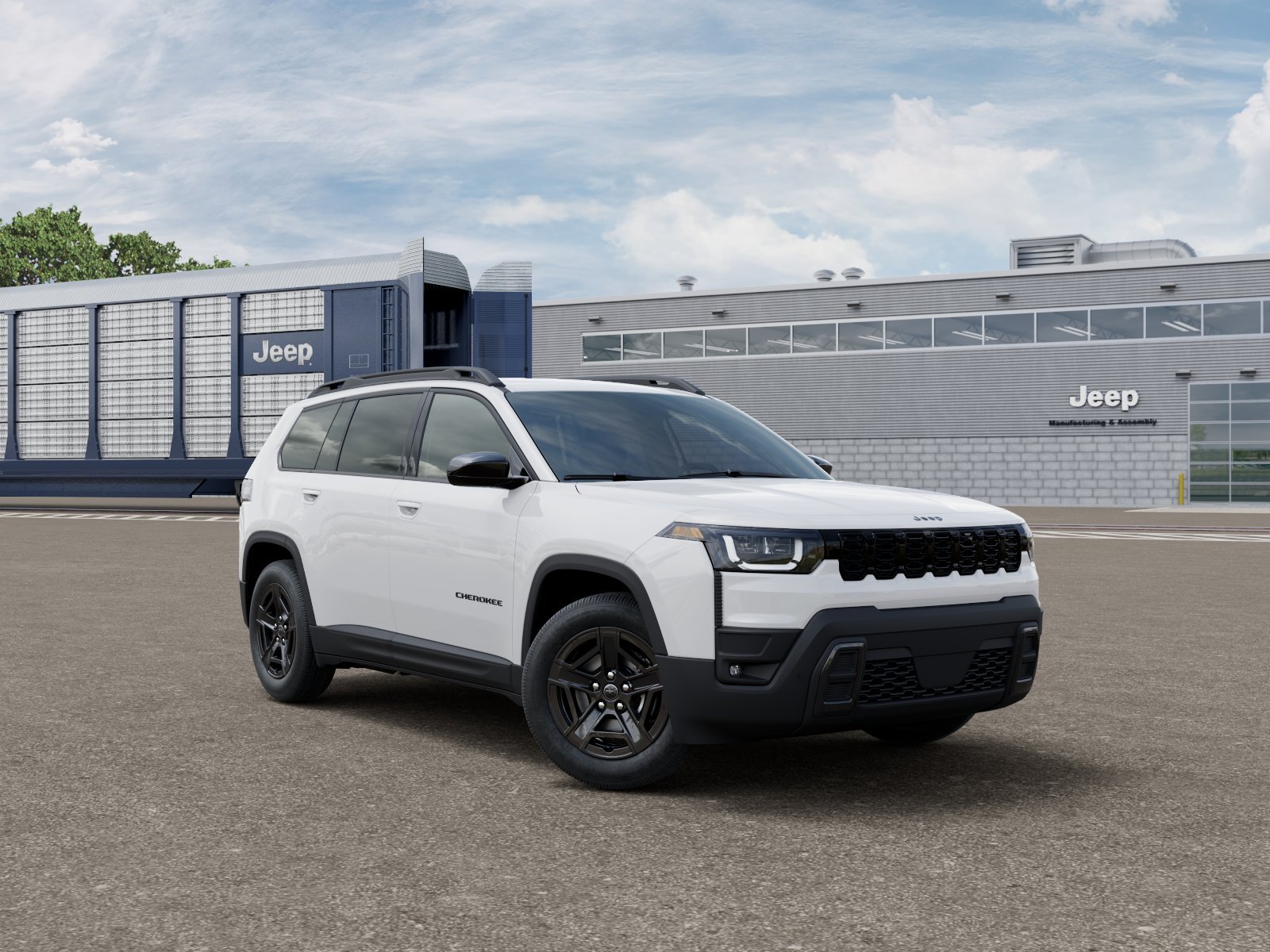 New 2027 Bright White Clearcoat Jeep Limited Altitude image 3