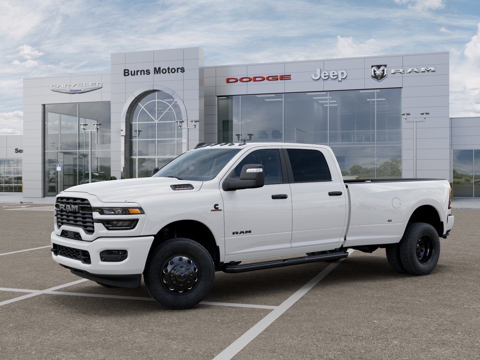 New 2026 Bright White Clear-Coat Exterior Paint RAM Lone Star Night Edition Dually image 28