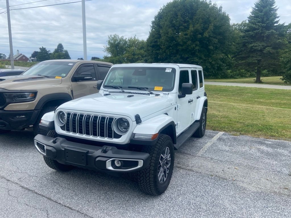 Used 2026 Bright White Clearcoat Jeep Sahara image 3