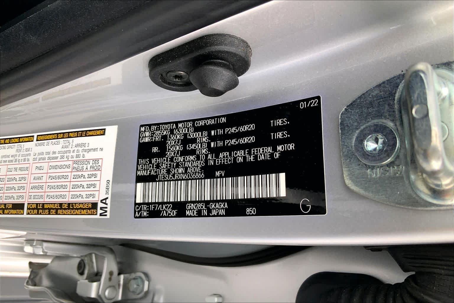 Used 2022 Classic Silver Metallic Toyota TRD Sport image 30