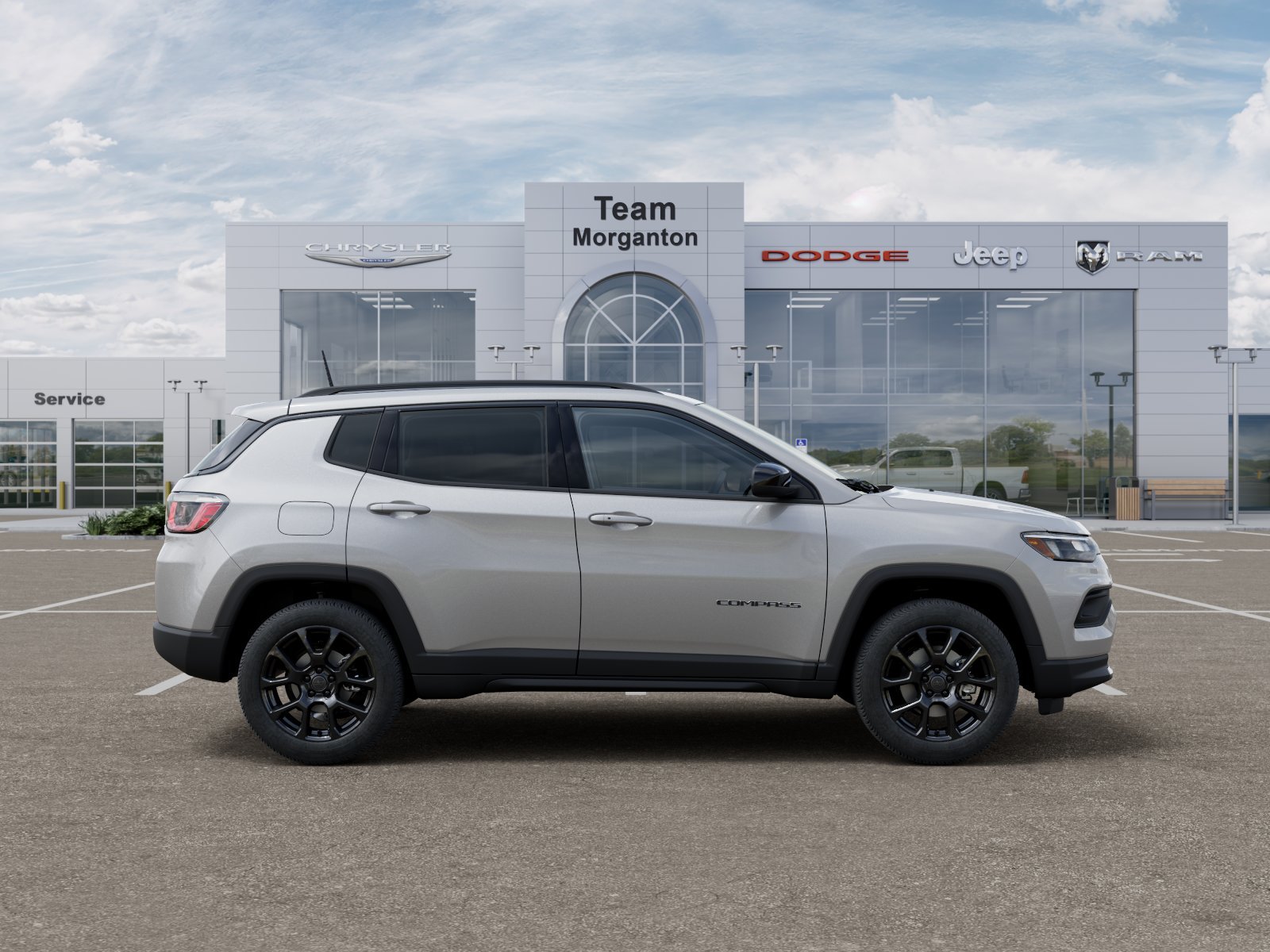 New 2026 Silver Zynith Metallic Clear-Coat Exterior Paint Jeep Latitude image 47