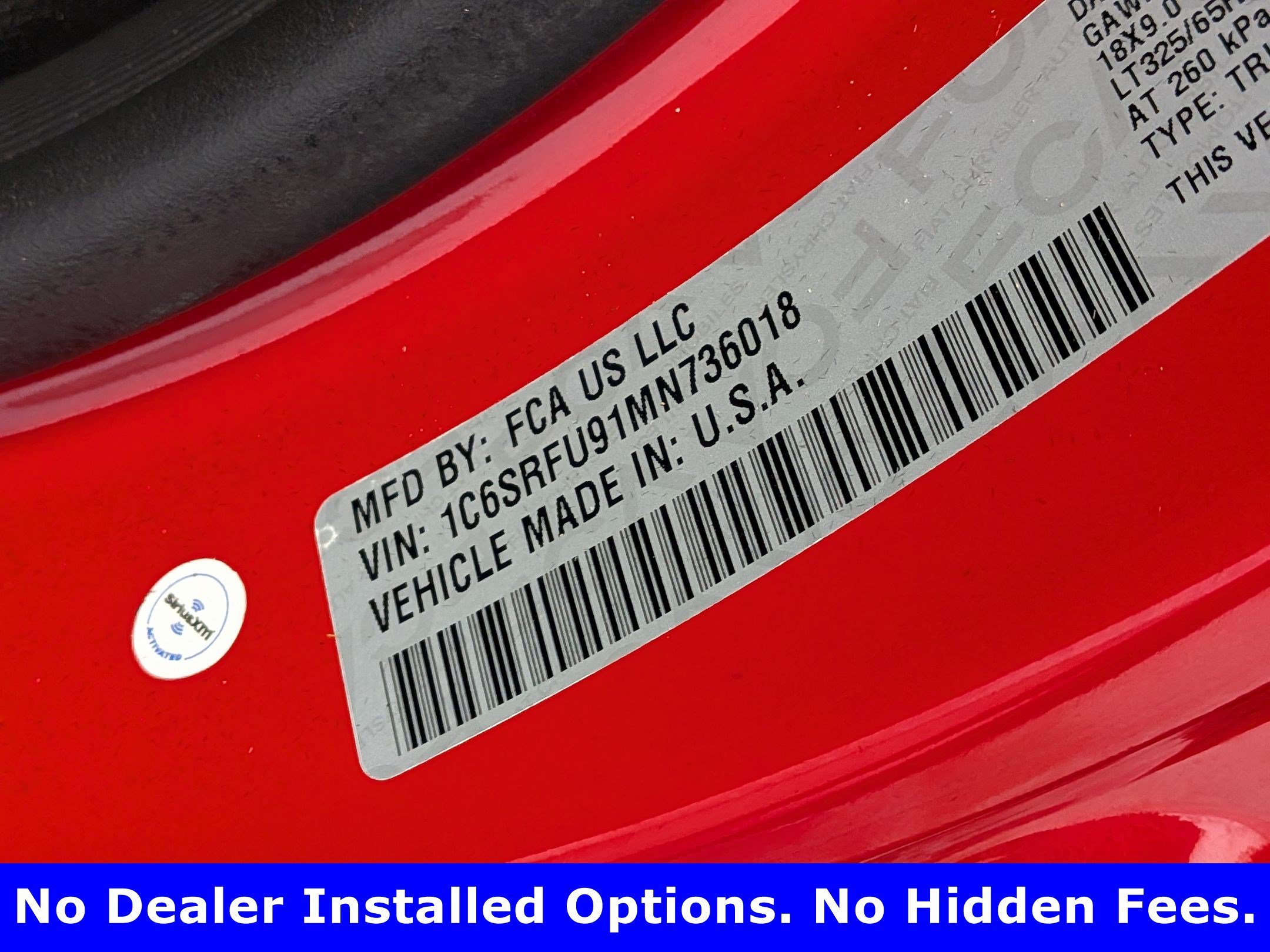 Used 2021 Flame Red Clearcoat Ram TRX image 33