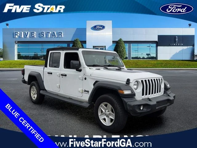 Certified Used 2020 White Jeep Sport image 1