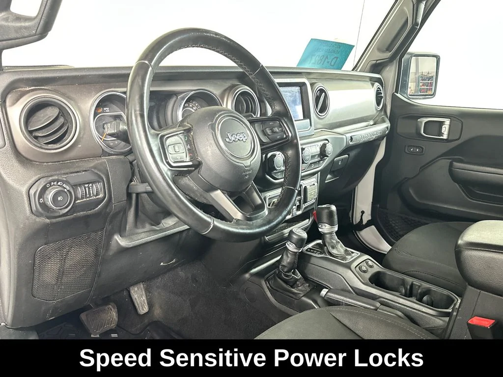 Used 2020 White Jeep Unlimited Sport image 17