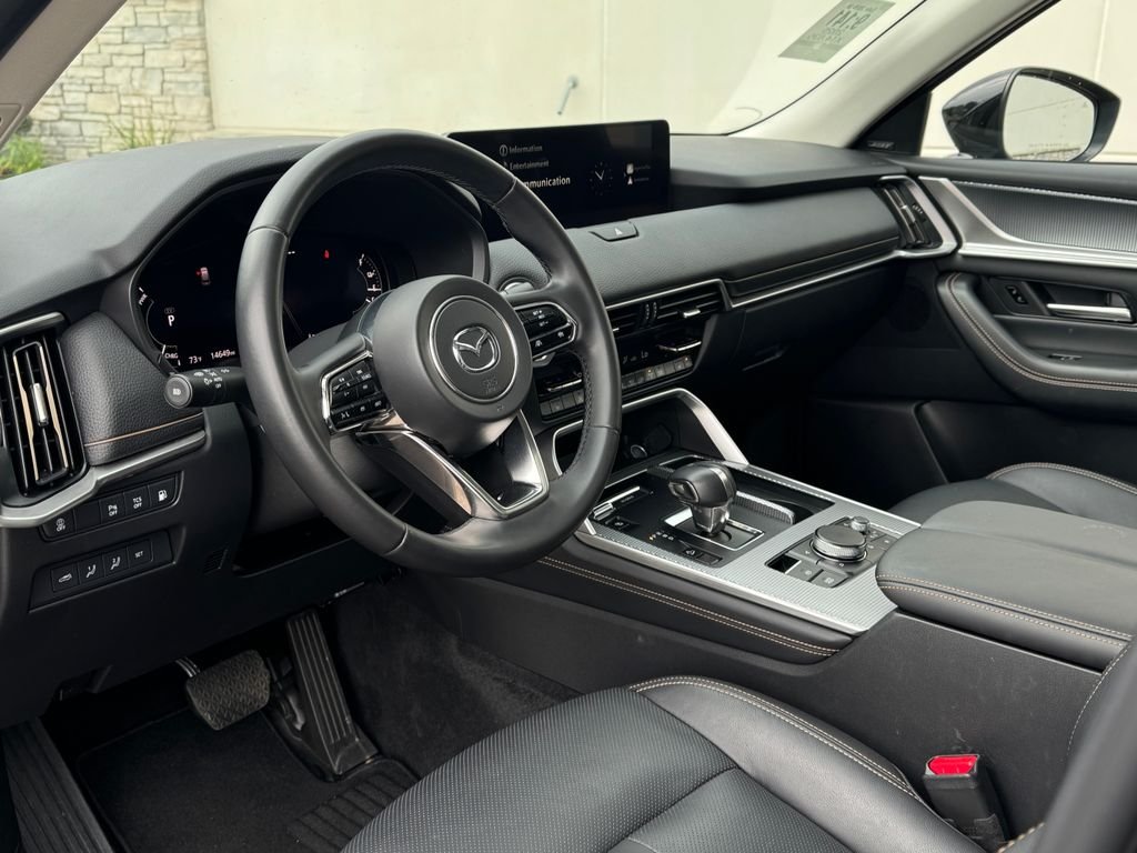 Used 2025 Machine Gray Metallic Mazda Premium PREMIUM PKG-LEATHER/MOON/NAV/21" WHEELS image 9