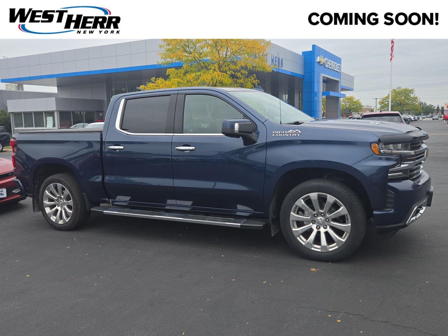 Used 2019 Northsky Blue Metallic Chevrolet High Country image 1