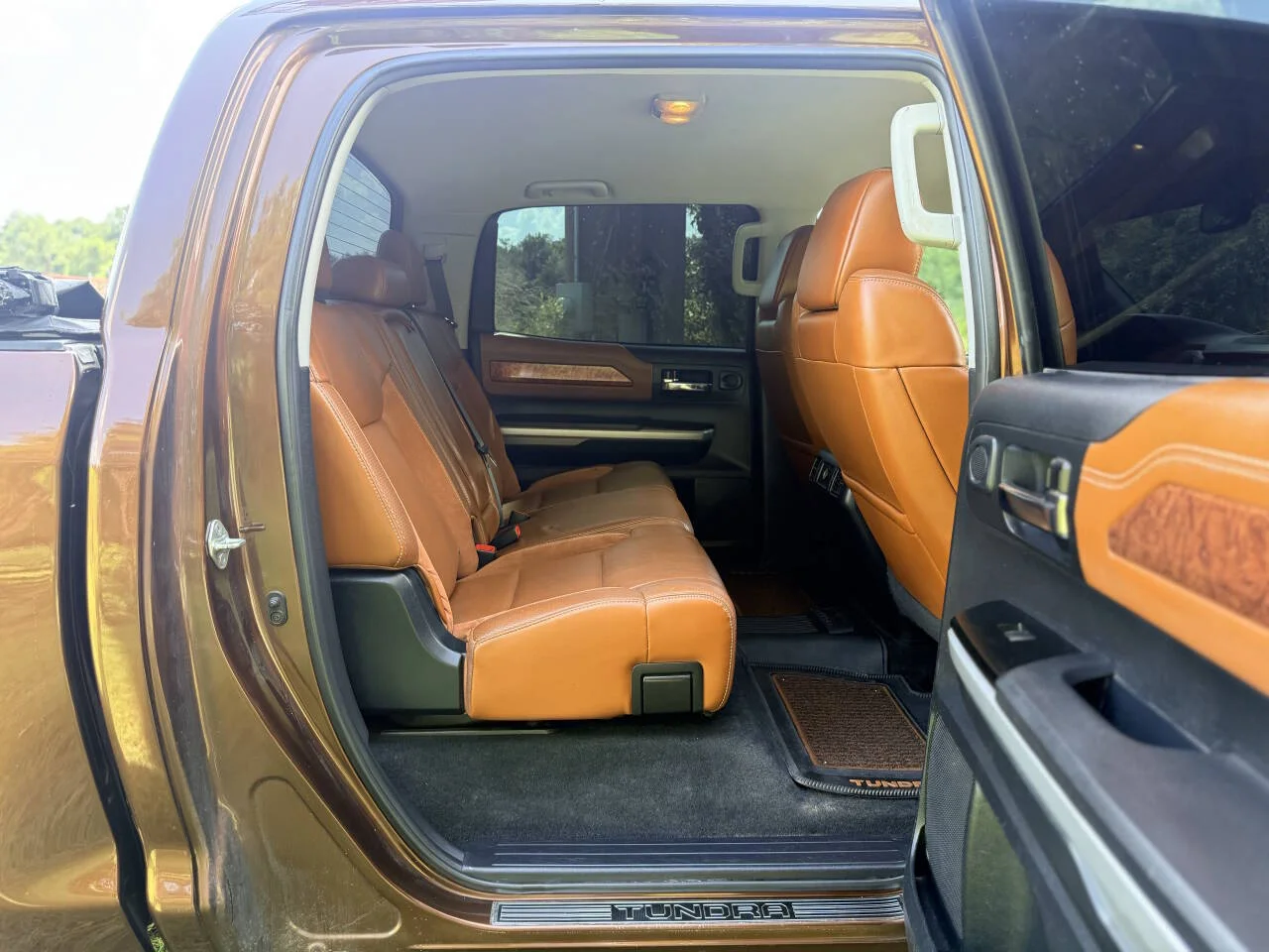 Used 2017 Brown Toyota 1794 Edition 4x4 4dr CrewMax Cab Pickup SB (5.7L V8 FFV) image 16
