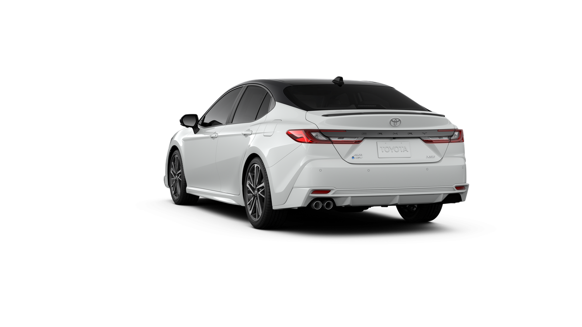 New 2026 Wind Chill Pearl with Midnight Black Metallic roof Toyota XSE image 8