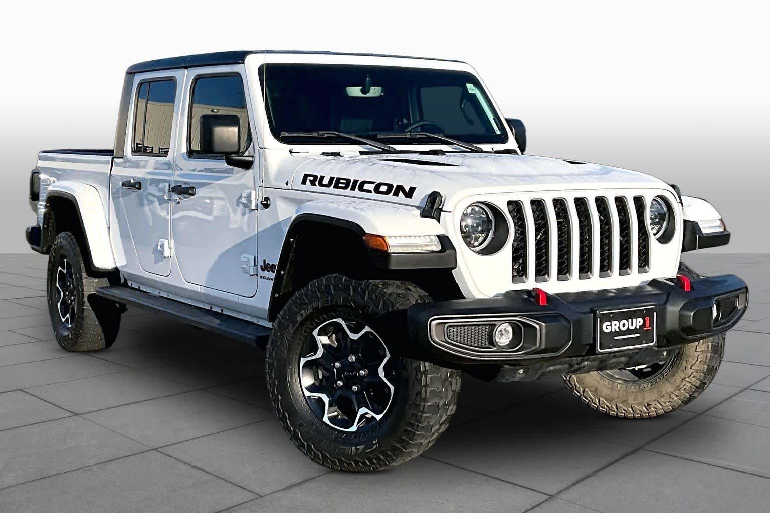 Used 2023 Bright White Clearcoat Jeep Rubicon image 3