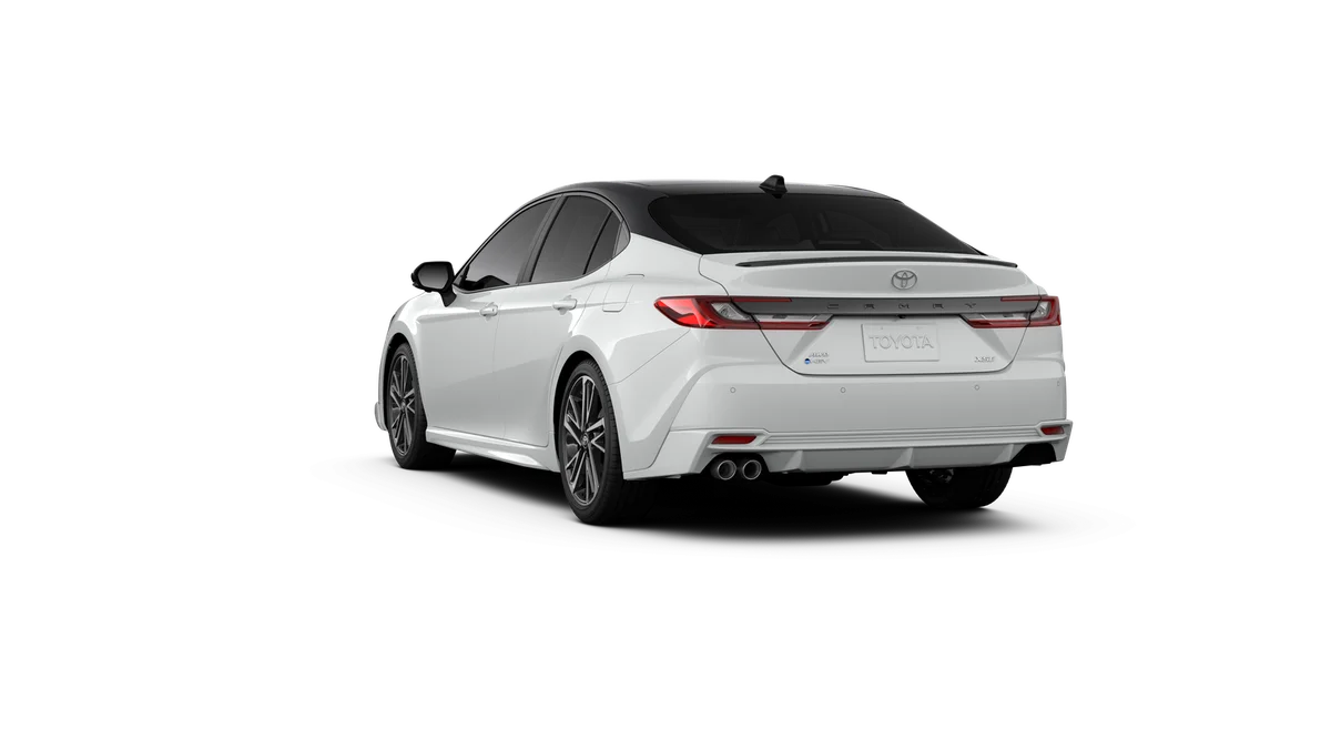 New 2026 Wind Chill Pearl with Midnight Black Metallic roof Toyota XSE image 7