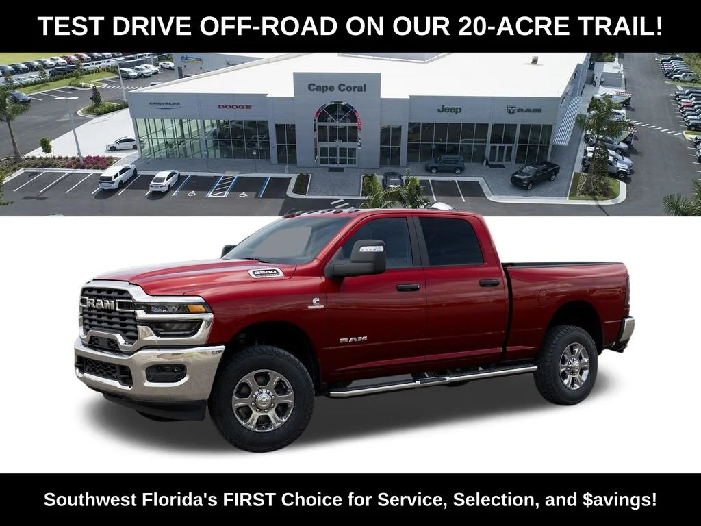 New 2026 Molten Red Pearl-Coat Exterior Paint RAM Big Horn image 2