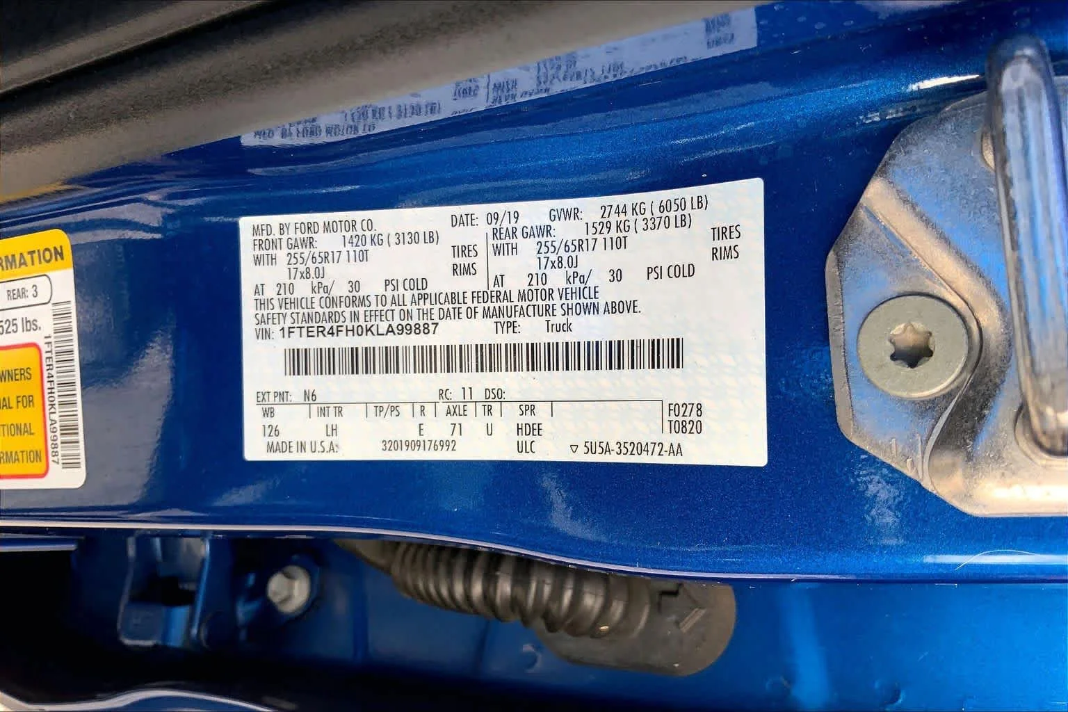 Certified Used 2019 Blue Ford XLT image 34