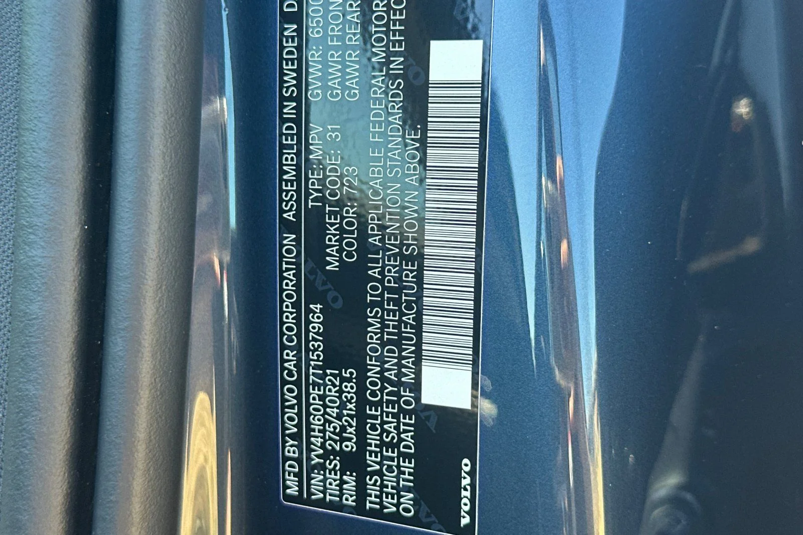 New 2026 Denim Blue Volvo Plus image 26