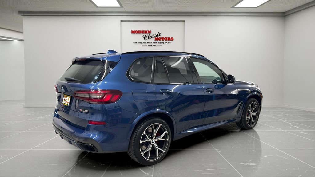 Used 2021 Blue BMW M50i image 12