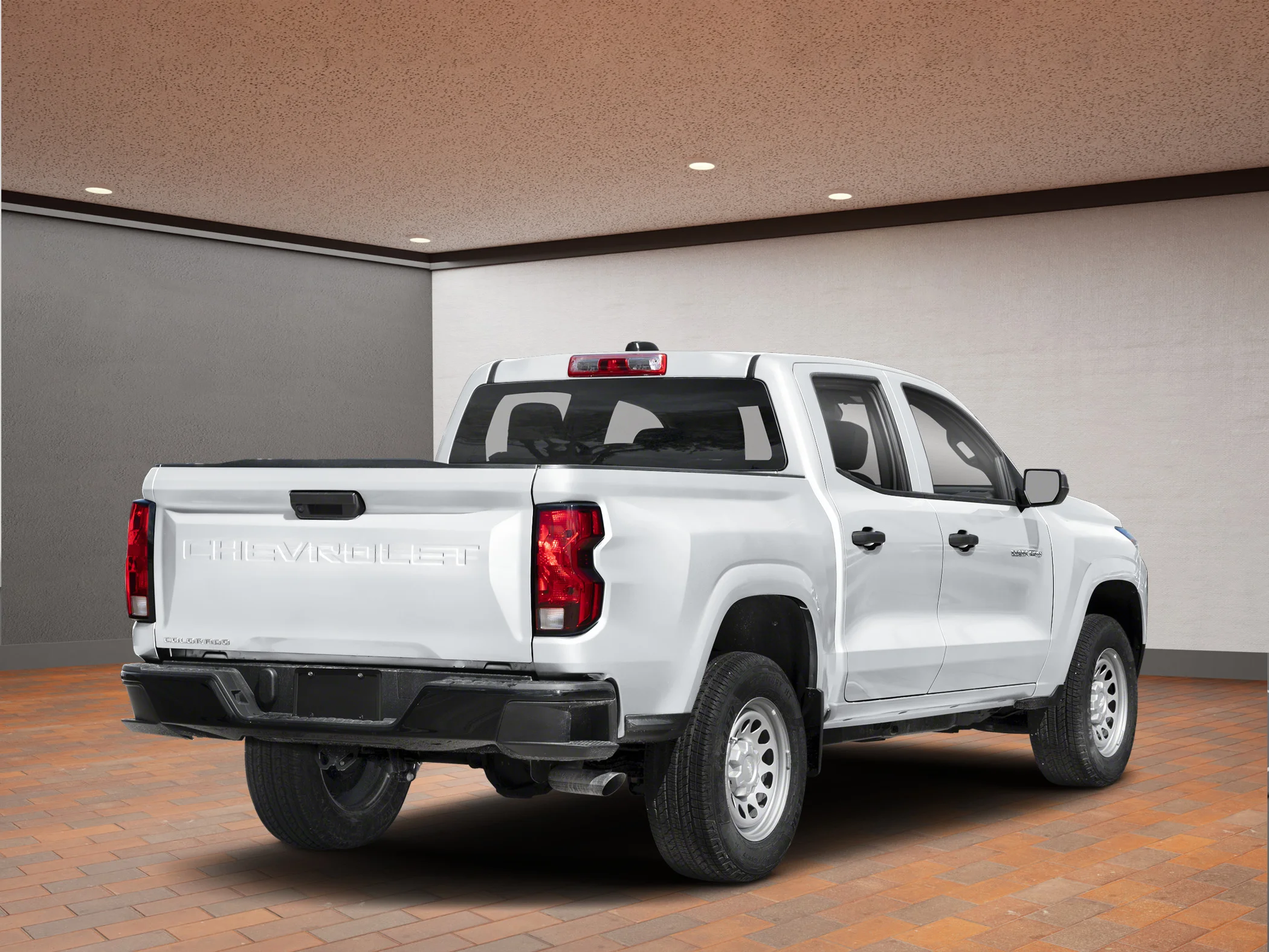 New 2026 White Chevrolet Crew Cab Short Box 4-Wheel Drive Work Truck image 2