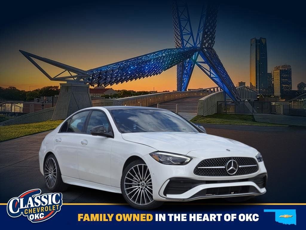 Used 2024 White Mercedes-Benz C 300 image 1