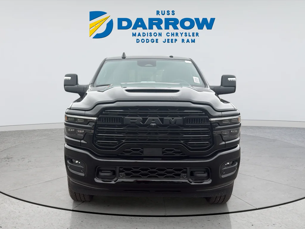 New 2027 Diamond Black Crystal Pearl-Coat Exterior Paint RAM Laramie image 8