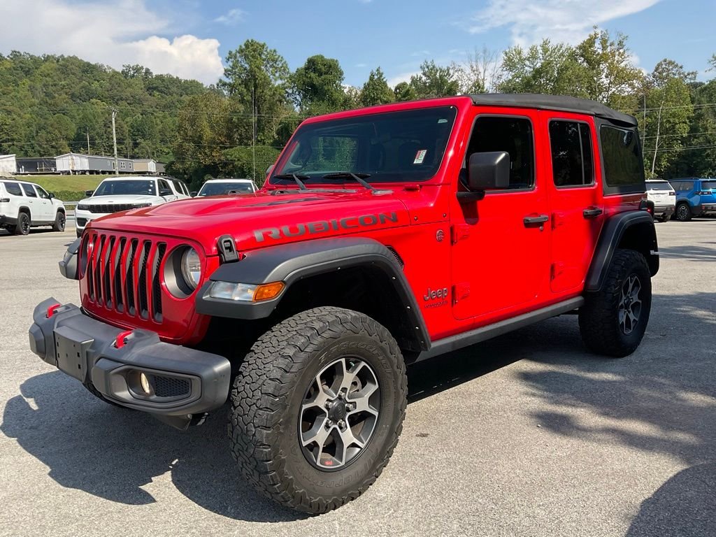 Used 2021 Red Jeep Unlimited Rubicon image 3