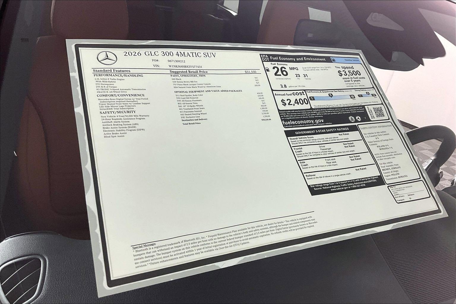 New 2026 Black Mercedes-Benz GLC 300 image 26