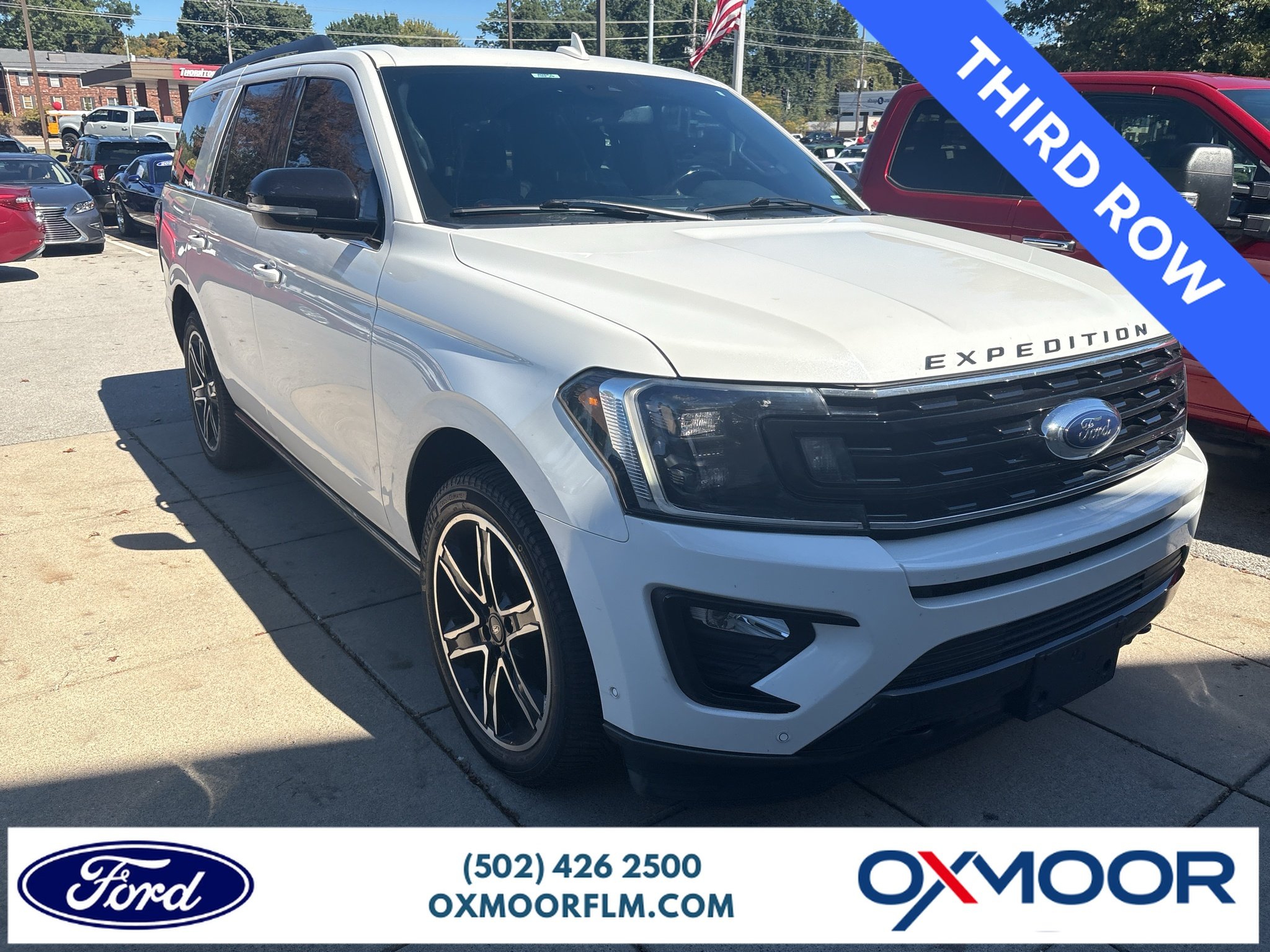 Used 2020 Star White Metallic Tri-Coat Ford Limited image 1