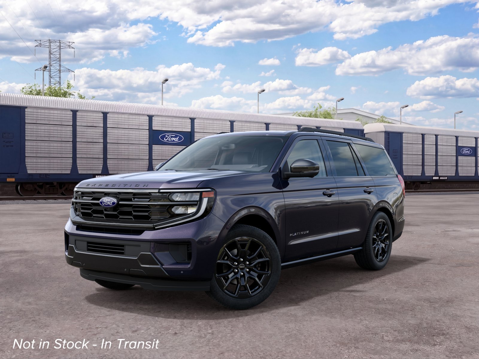 New 2027 Blue Ember Metallic Ford Platinum image 2