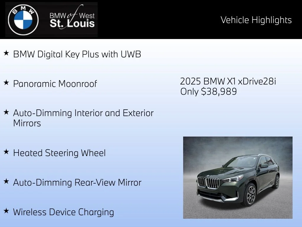 Certified Used 2025 Green BMW xDrive28i image 16