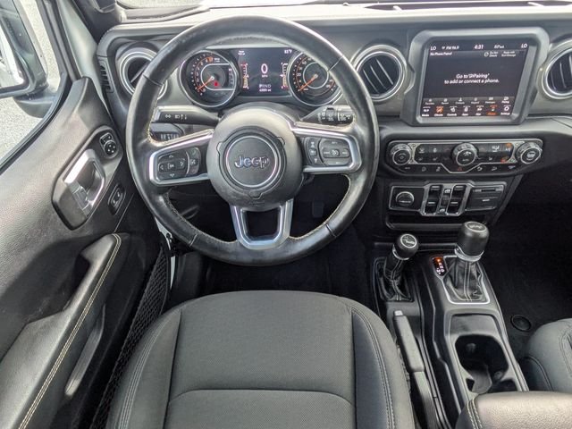 Used 2020 White Jeep Unlimited Sahara image 16