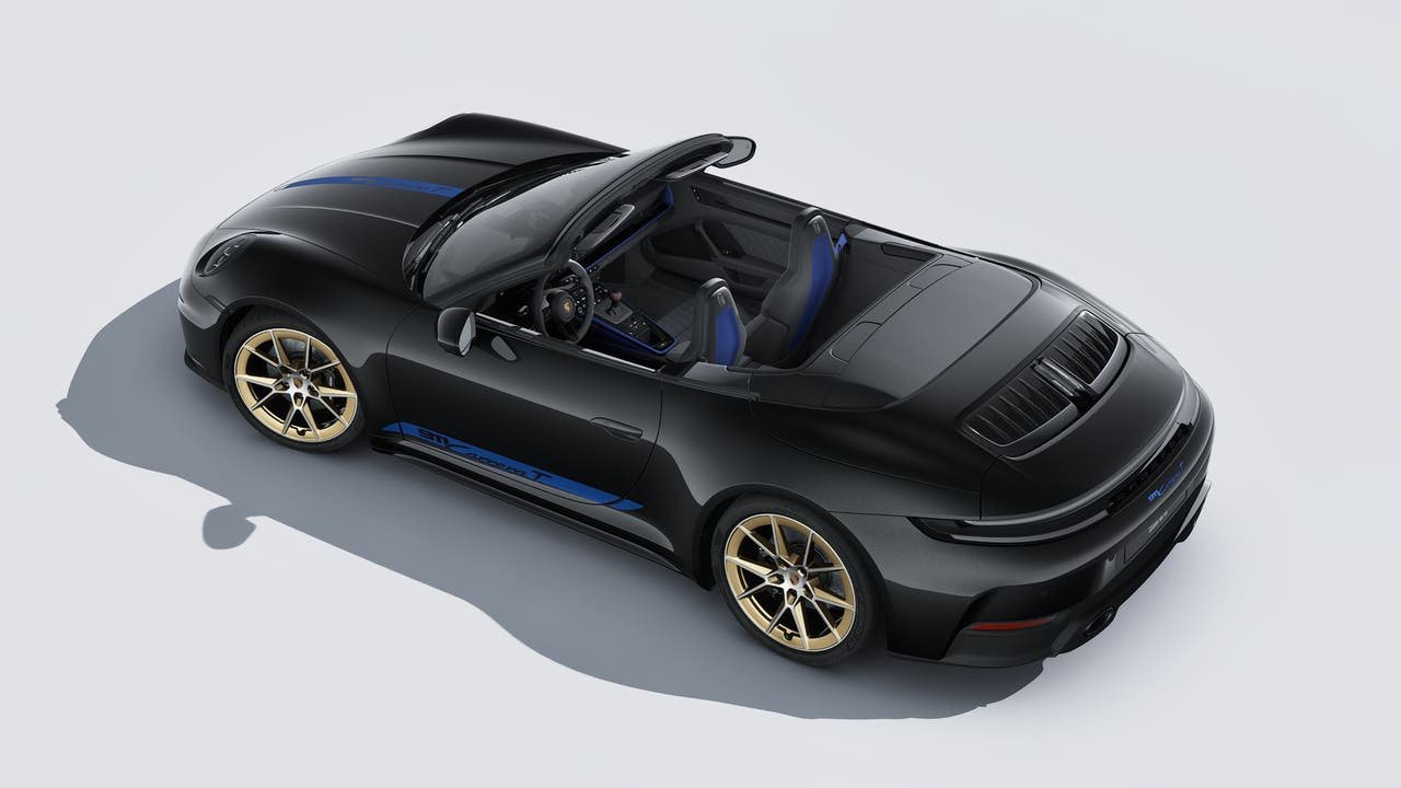 New 2026 Jet Black Metallic Porsche Carrera T image 4