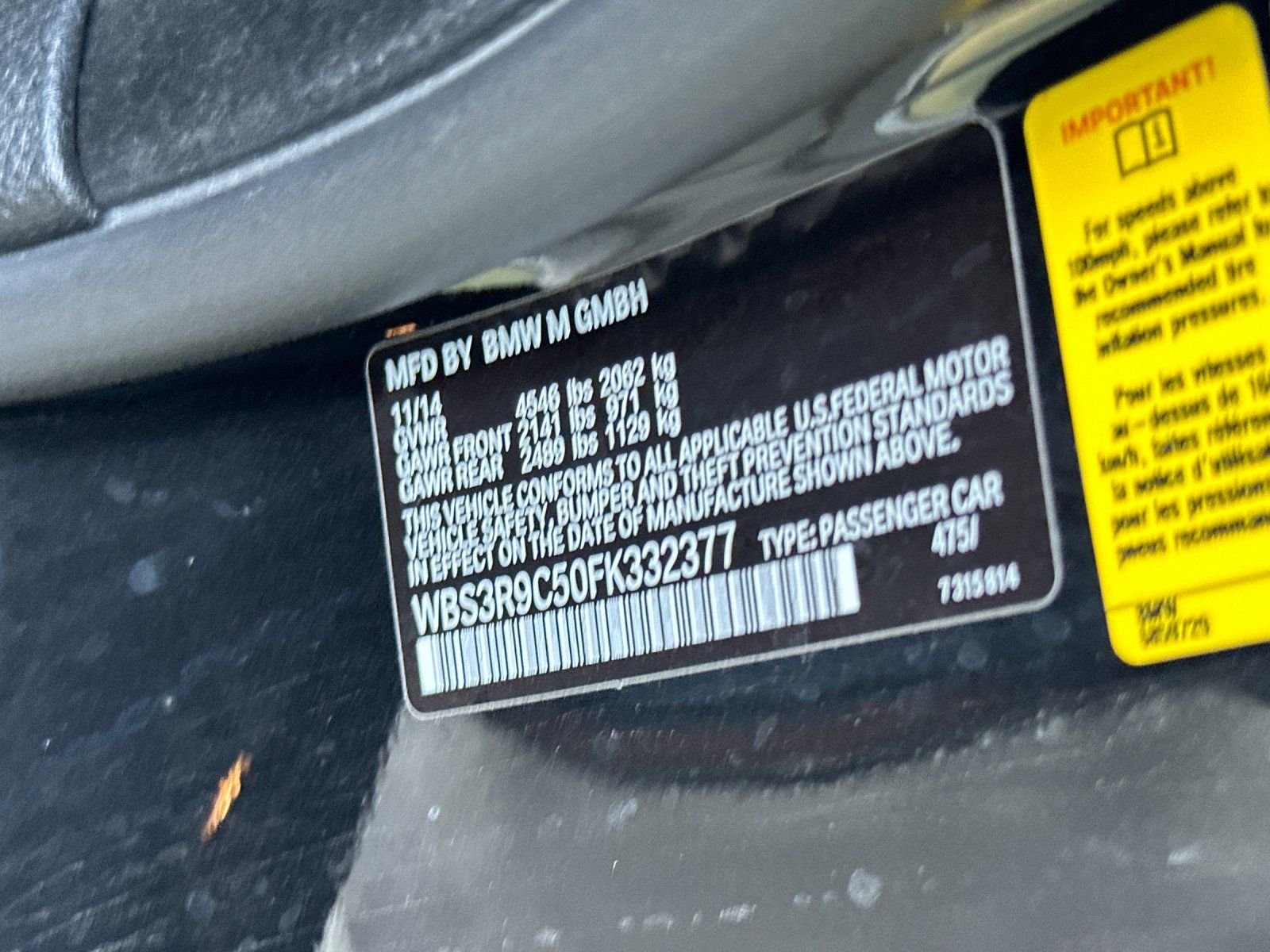 Used 2015 Black Sapphire Metallic BMW Base image 26