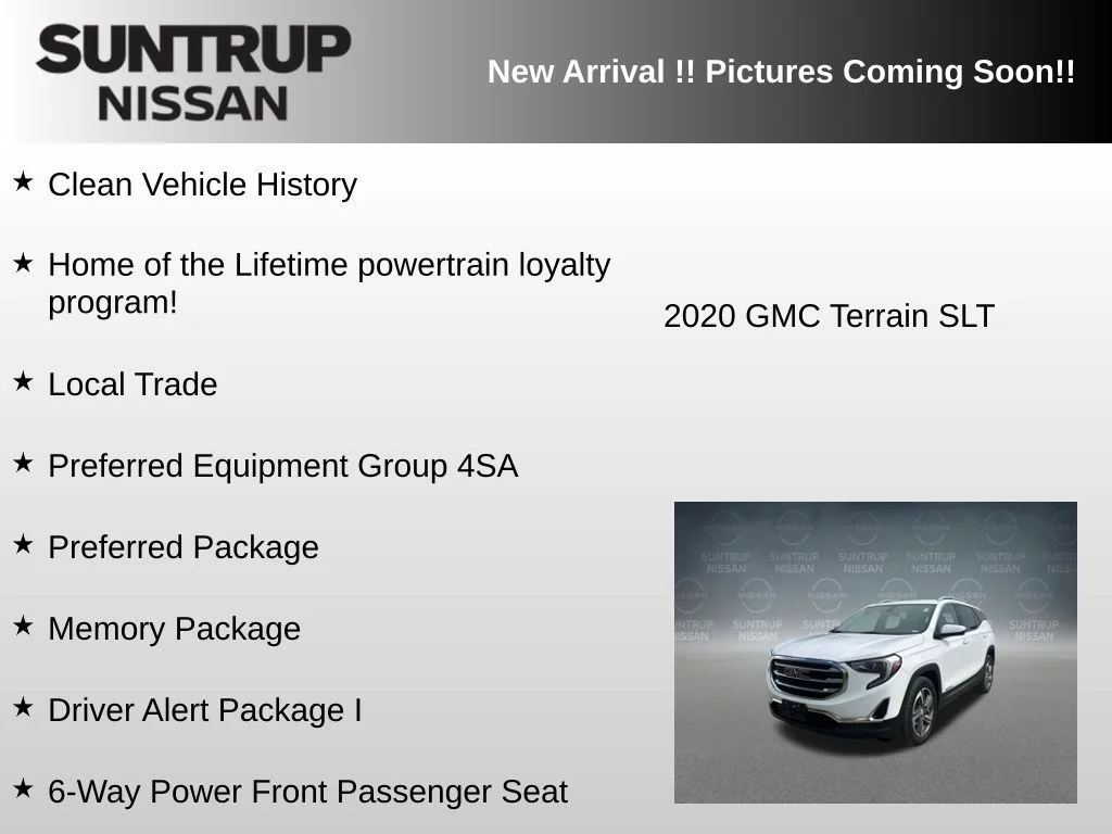 Used 2020 White GMC SLT image 6
