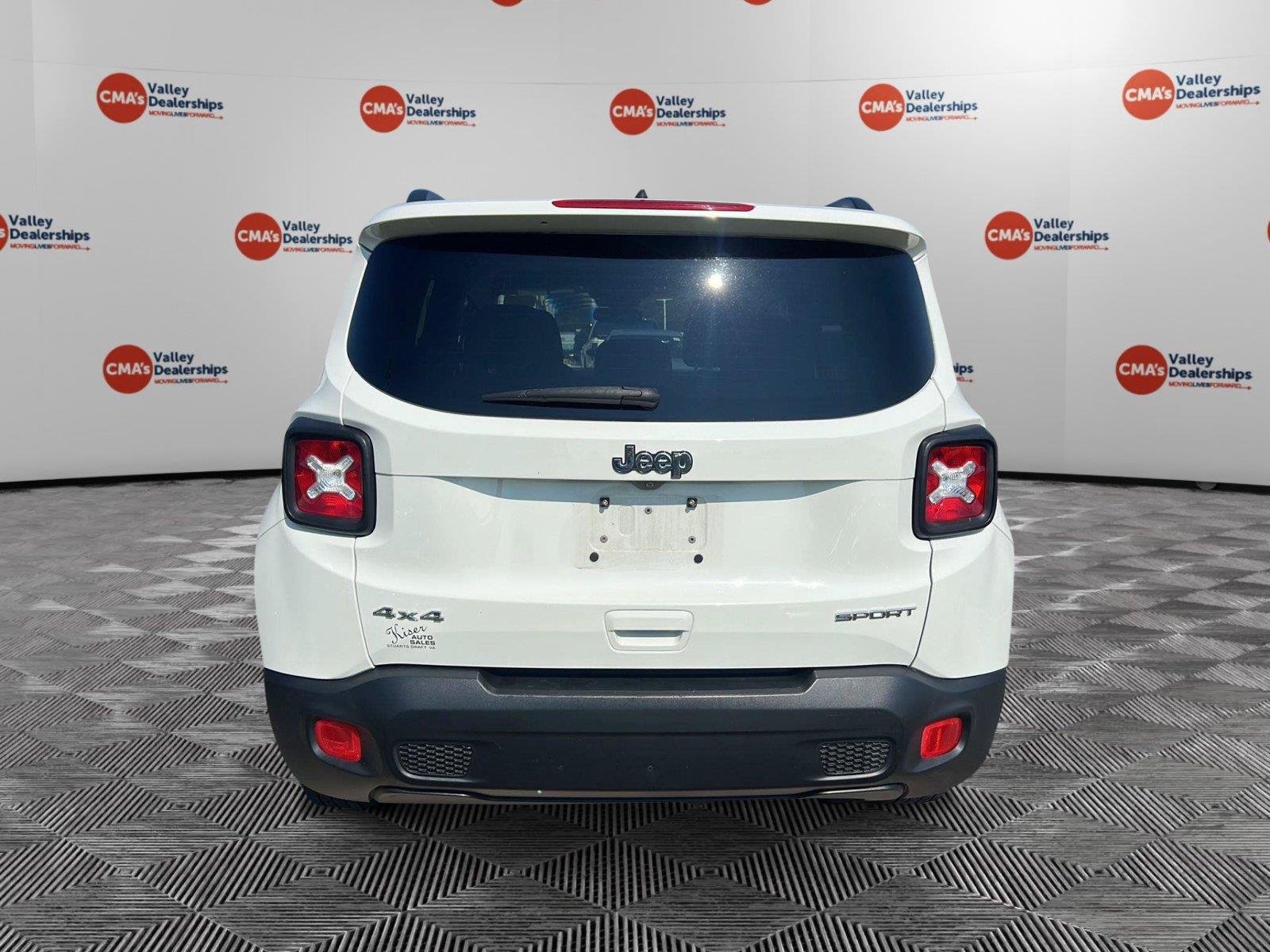 Used 2018 Alpine White Jeep Sport image 3