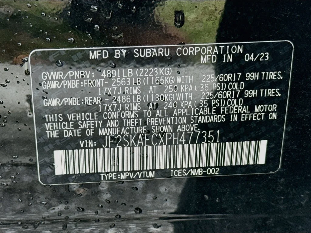 Used 2023 Black Subaru Premium image 36