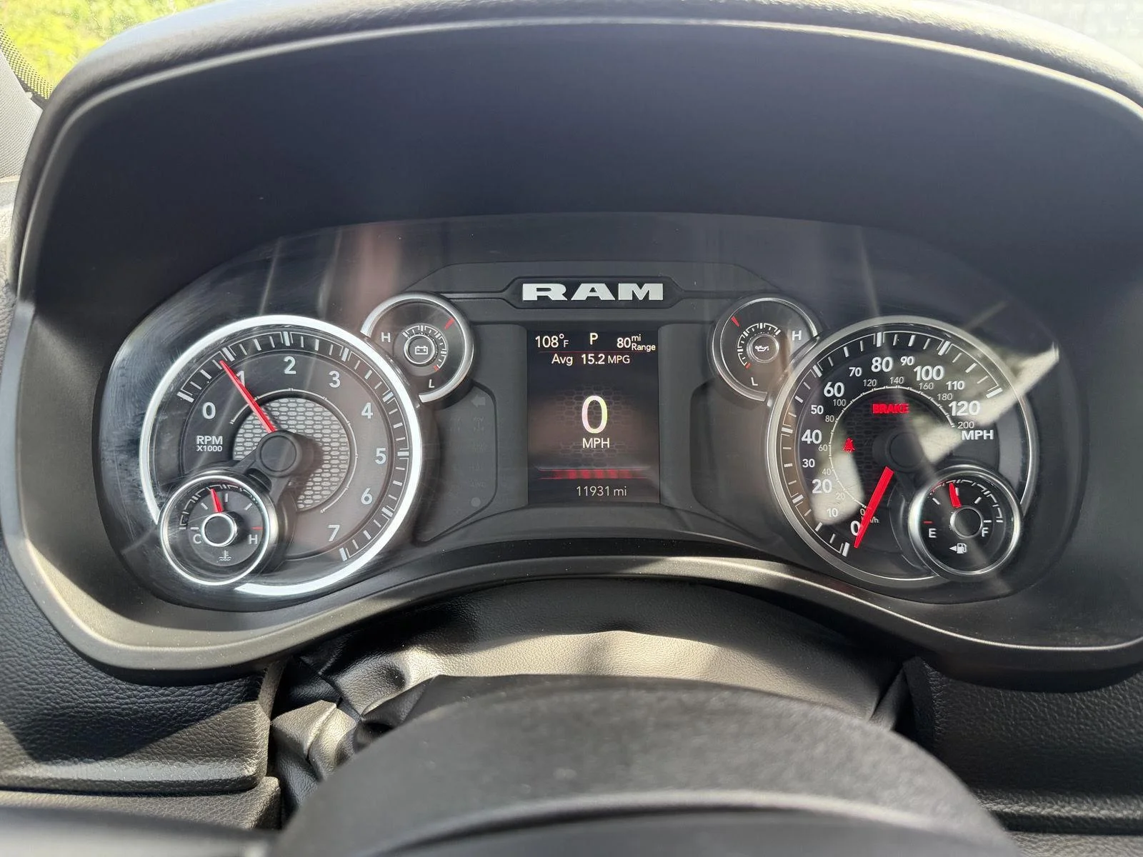 Used 2025 Bright White Clearcoat Ram Big Horn image 10