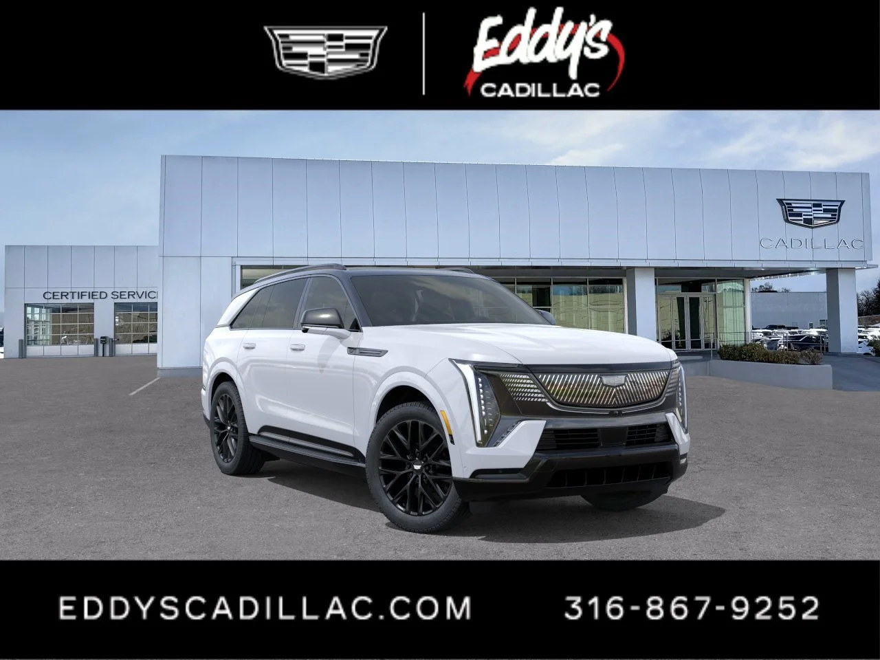 New 2026 Vibrant White Tricoat Cadillac Premium Sport image 1
