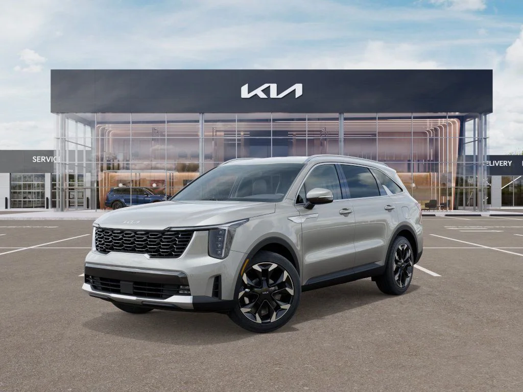 New 2026 Ivory Silver Kia EX image 1