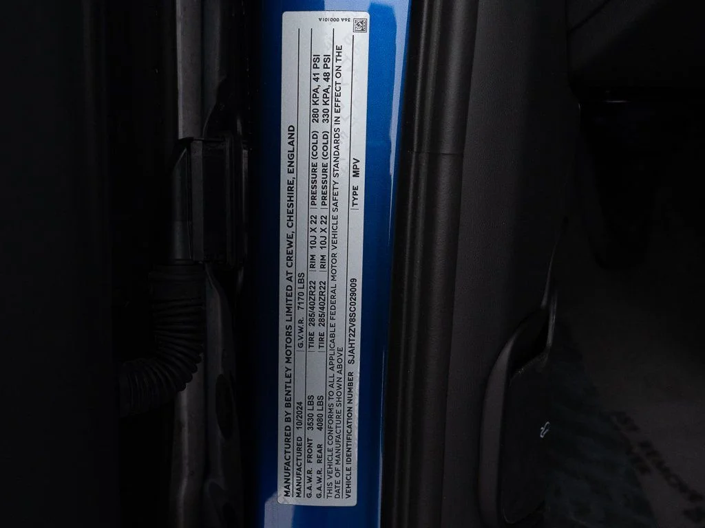 Certified Used 2025 Moroccan Blue Bentley Azure image 51