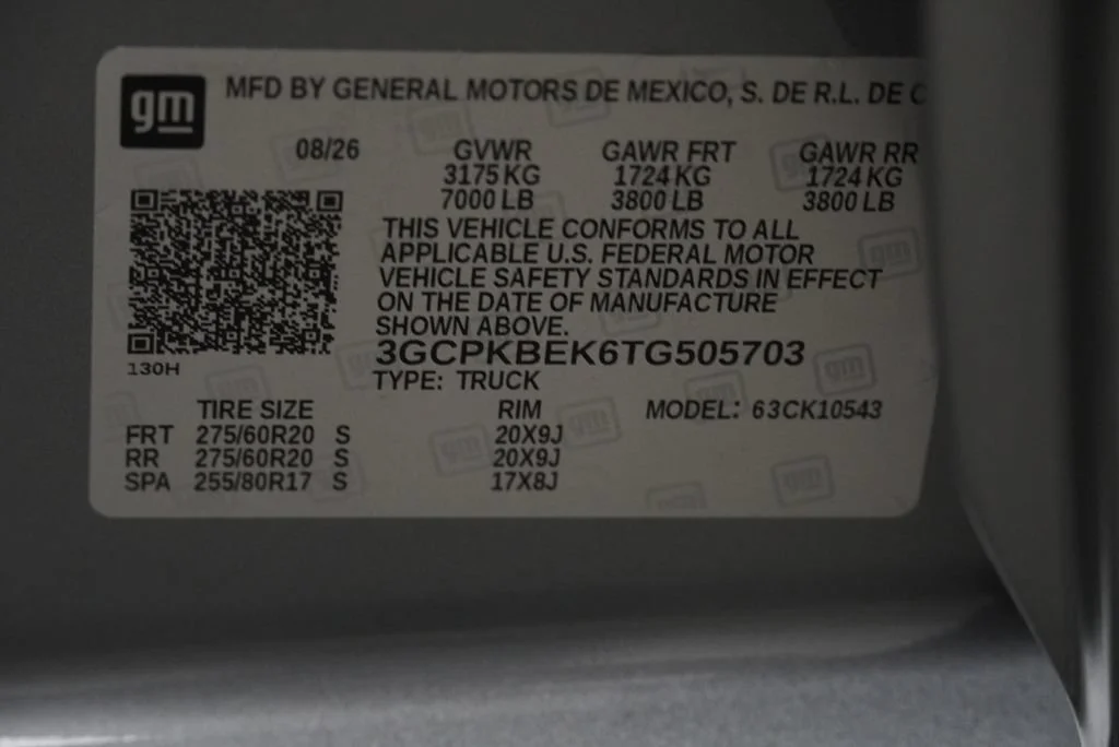 New 2026 Sterling Gray Metallic Chevrolet Custom image 41