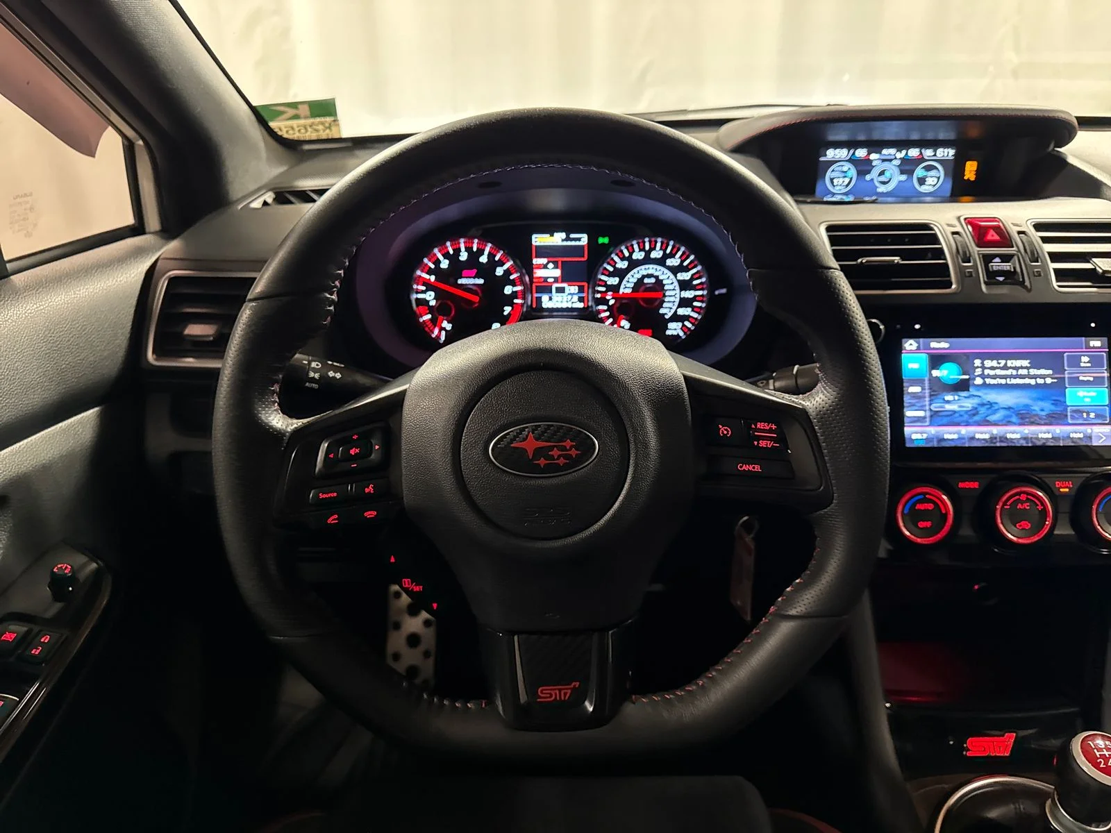 Used 2019 Crystal White Pearl Subaru STi image 16