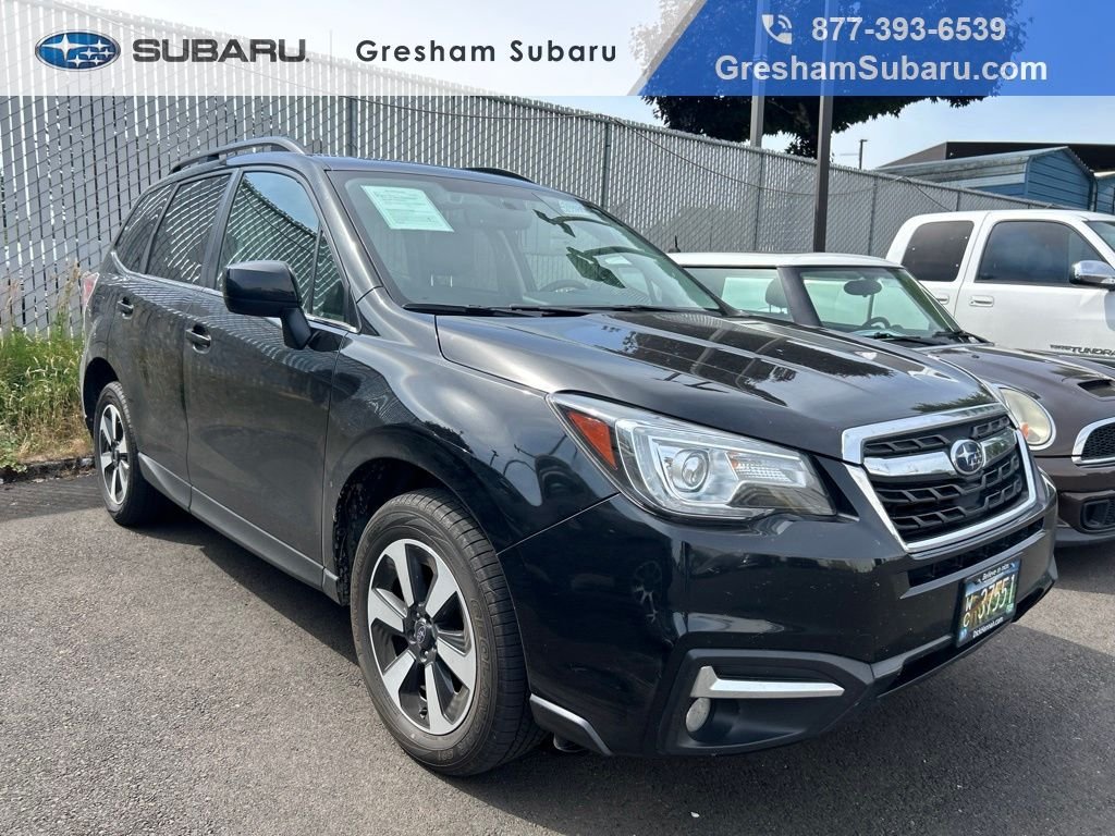 Used 2018 Crystal Black Silica Subaru 2.5i Limited image 1