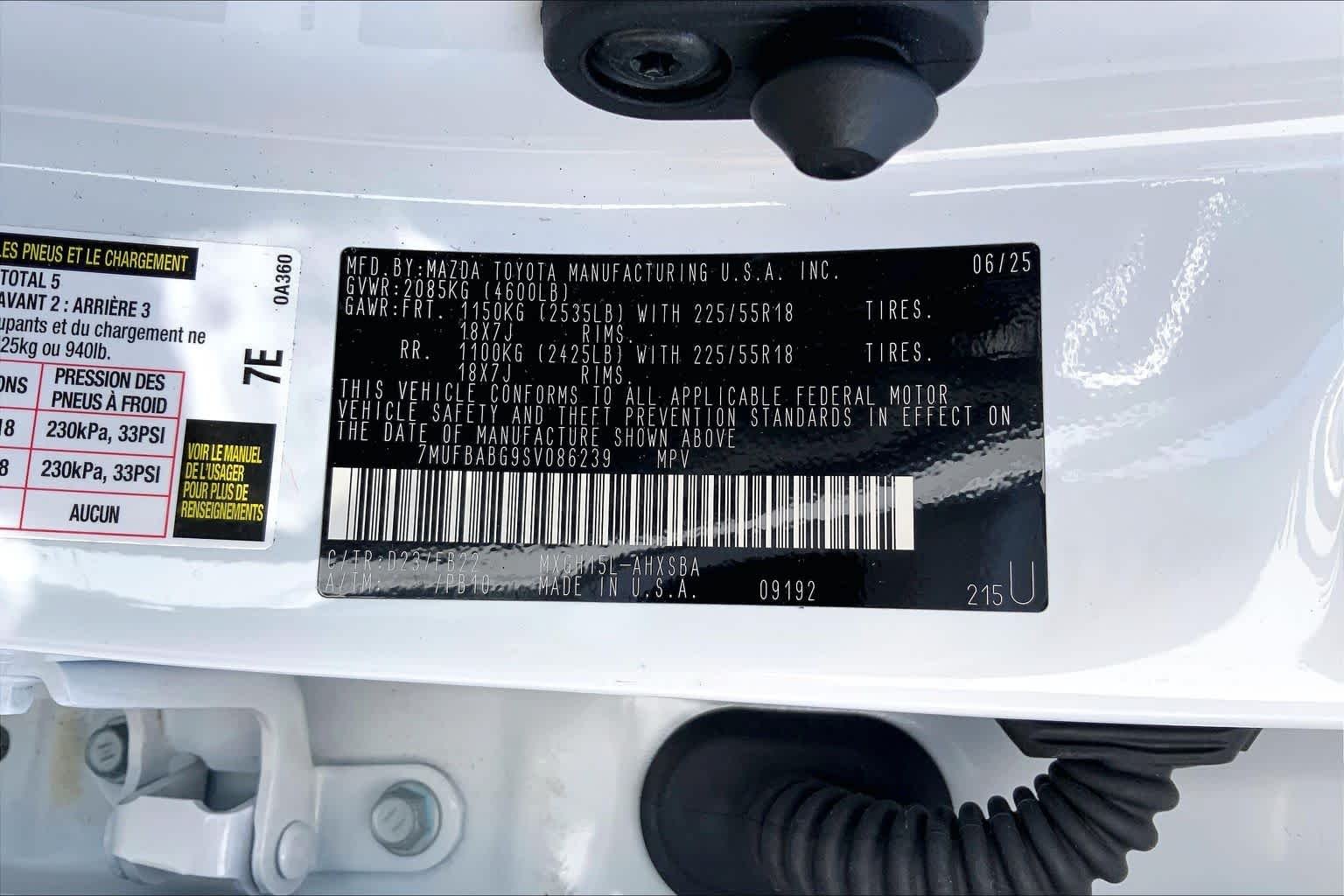 Used 2025 Wind Chill Pearl/Jet Black Toyota Hybrid Nightshade Edition image 36