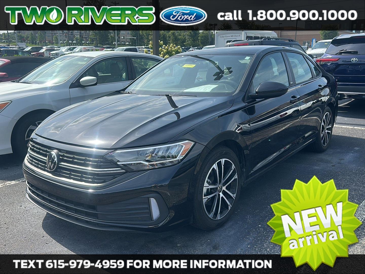 Used 2023 Deep Black Pearl Effect Volkswagen Sport image 1