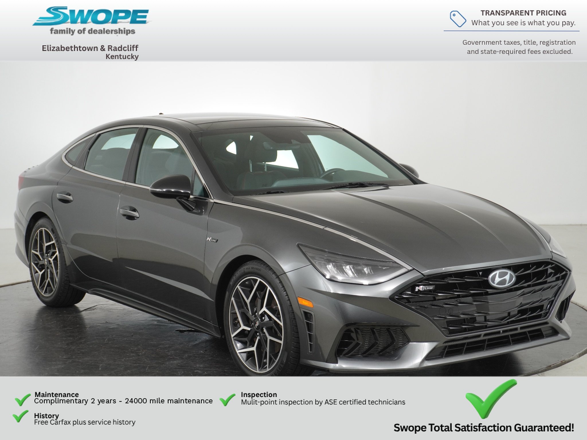 Used 2022 Portofino Gray Hyundai N Line image 1