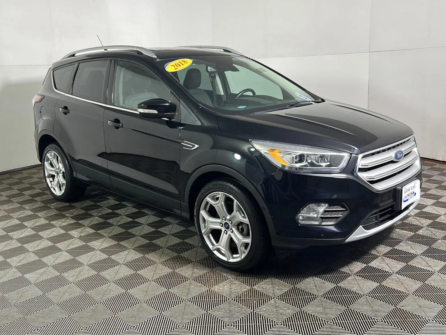 Used 2018 Shadow Black Ford Titanium image 10