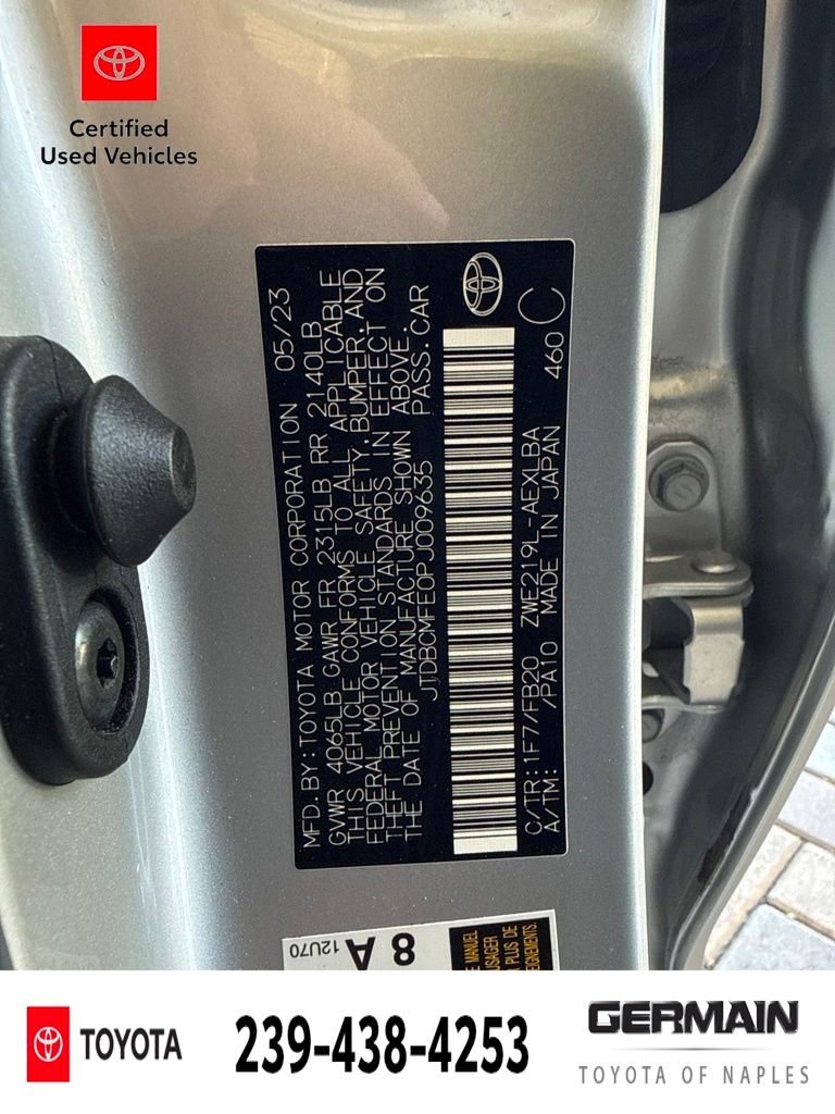 Used 2023 Silver Toyota LE image 22