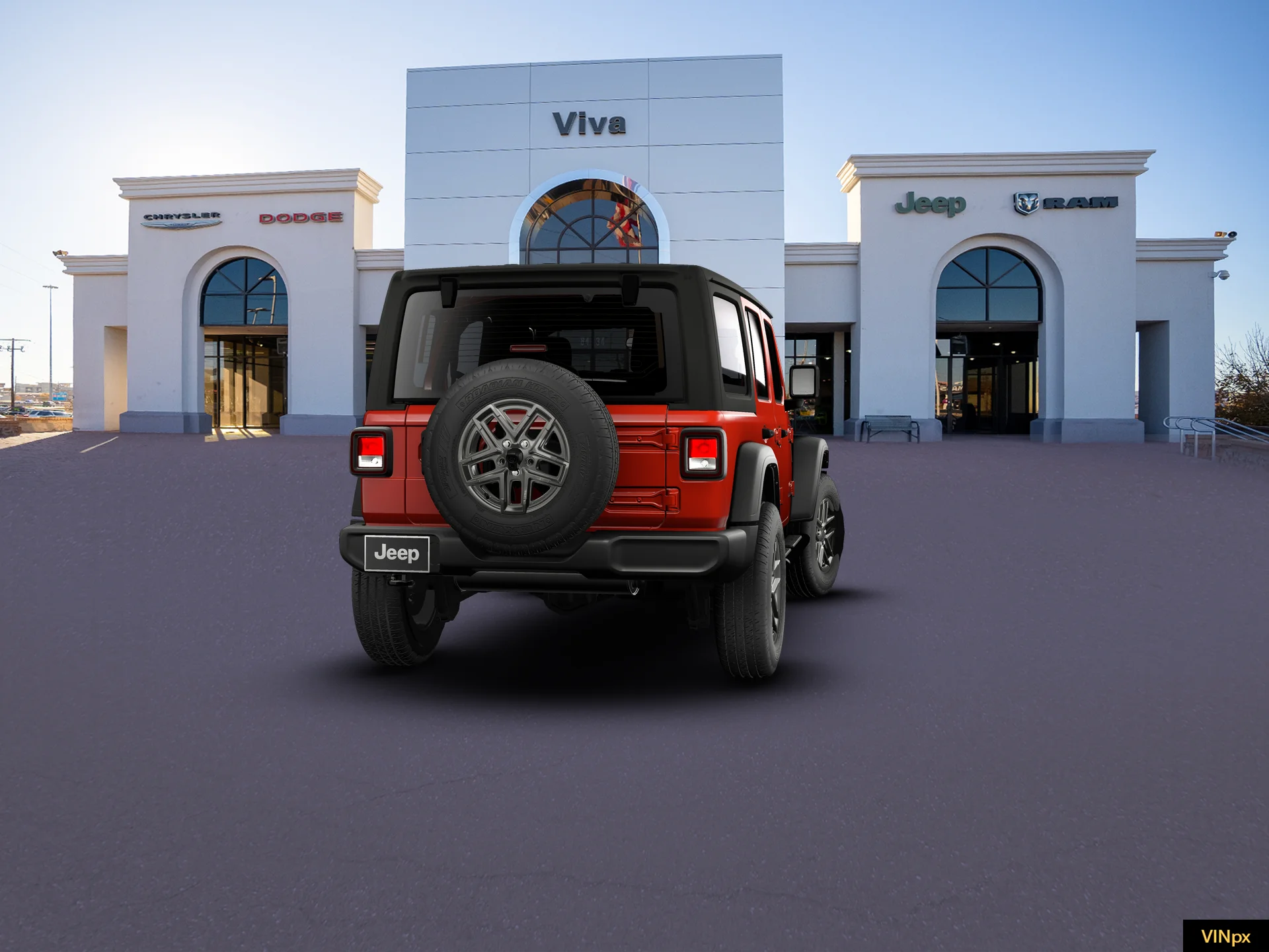 New 2026 Firecracker Red Clear-Coat Exterior Paint Jeep Sport image 26